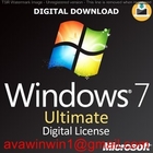 Original English Microsoft Windows 7 Ultimate Retail Box OEM Full Package supplier