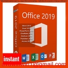 100% Original OEM Microsoft Office 2019 Pro Plus / Office 2019 Pro Plus Retail Box Disc supplier