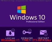 Original Microsoft Windows 10 License Key For Desktop Computer , Laptop supplier