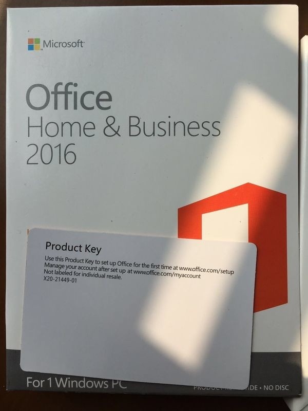 Laptop Desktop Microsoft Office Home And Business 2016 For Windows 4 GB Mac OS RAM supplier
