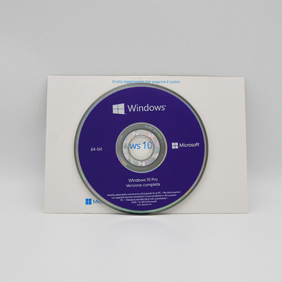 Multilingual Software Licence Key Win 10 Pro DVD Operating System