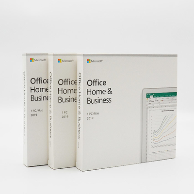 Genuine Microsoft Office 2019 Home And Business Medialess Retail Box